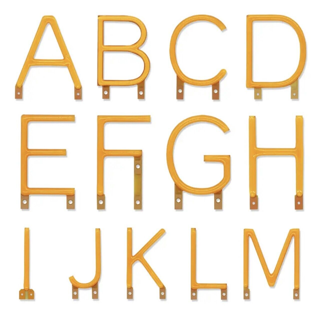 3V LED COB Rigid Filament A-Z Letters 2200K Party Name Birthday Light Emitting