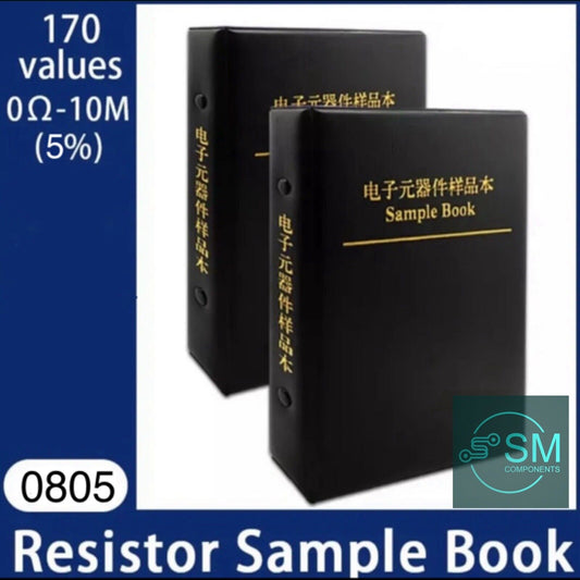 8500pcs 0805 SMD Resistor Chip SMT DIY Electronics 170 Values 5% Sample Book