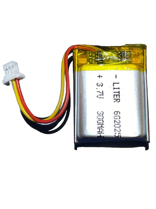 1 X Polymer Lithium Ion Battery LiPo 300mA 3.7V 602025 6x20X25 3 Wire SH-1.0mm