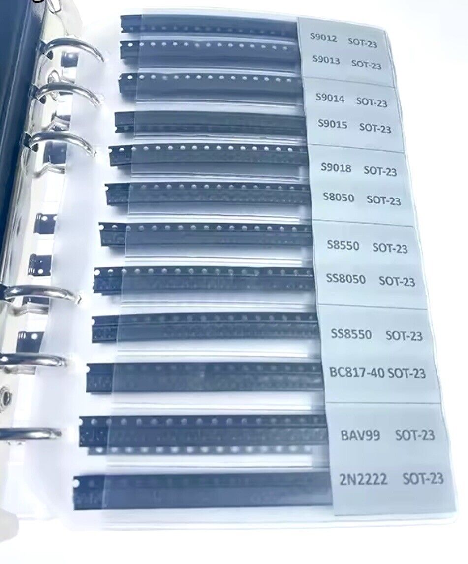 3750PCS SMD Transistors 2T1 J3 2TY TL431 A1015 A3 75 Value 50 Each Sample Book