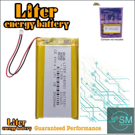 Replacement MIYOO MINY PLUS LiPo Battery Liter Energy 3000mAh 3.7V 103665