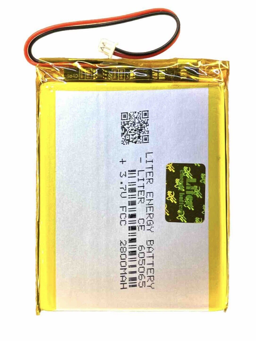 1 X Lithium Polymer Battery Ion LiPo Liter Energy 2800mAh 3.7V 605065 6x50x65mm