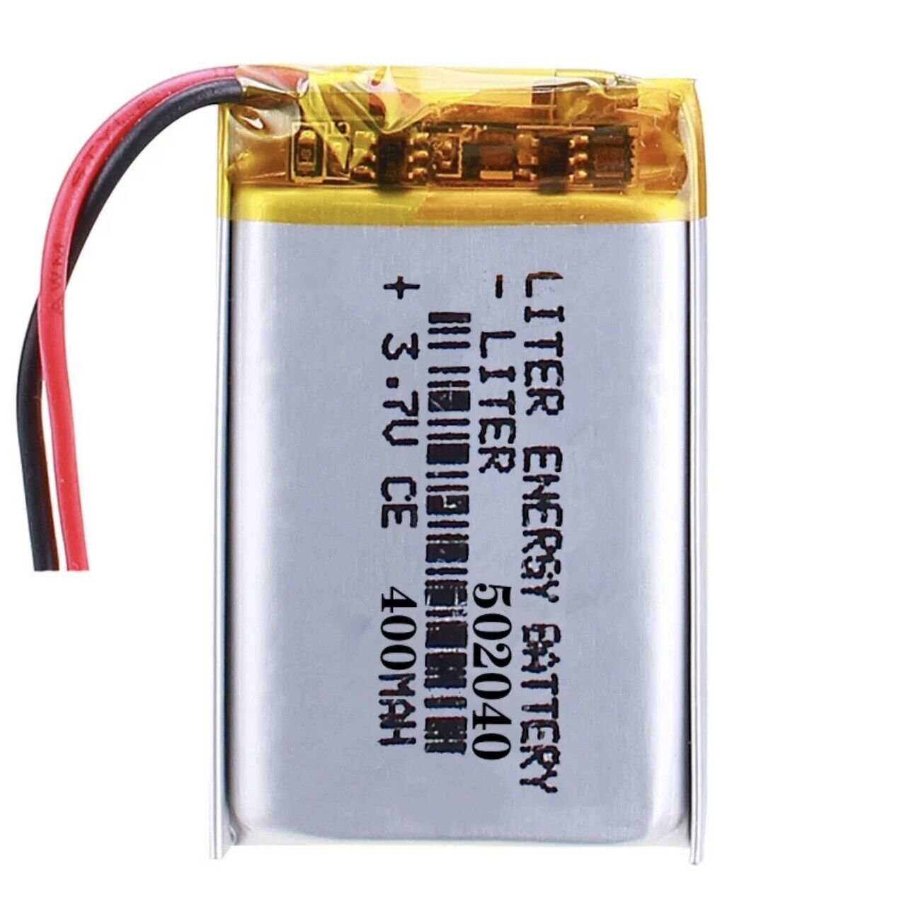 1 X Lithium Polymer Battery LiPo Liter Energy 400mA 3.7V 502040 5X20X40mm DIY