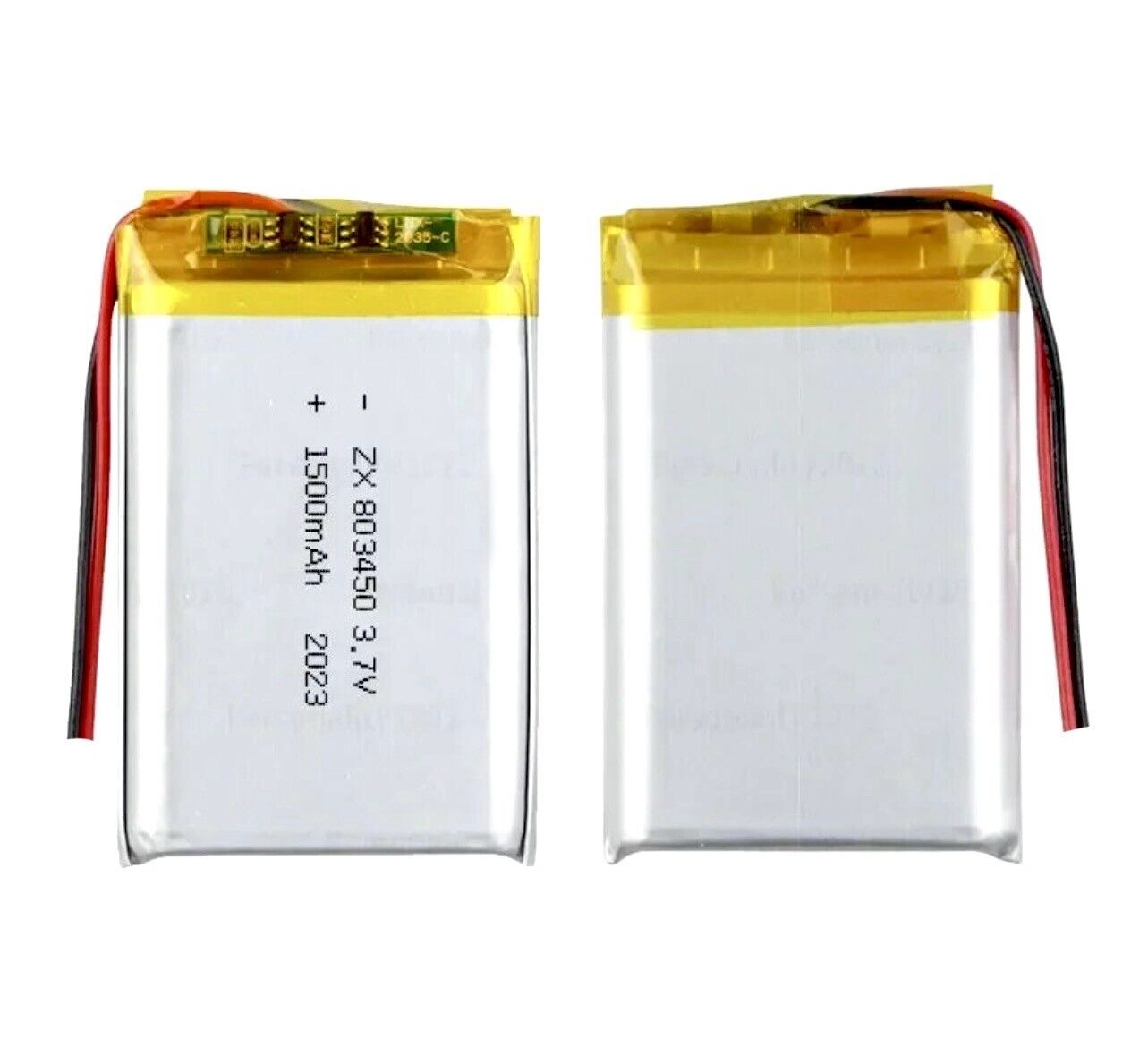 1 X Lithium Polymer Ion Battery LiPo 1500mAh 3.7V 803450 34mm x 50mm x 8mm