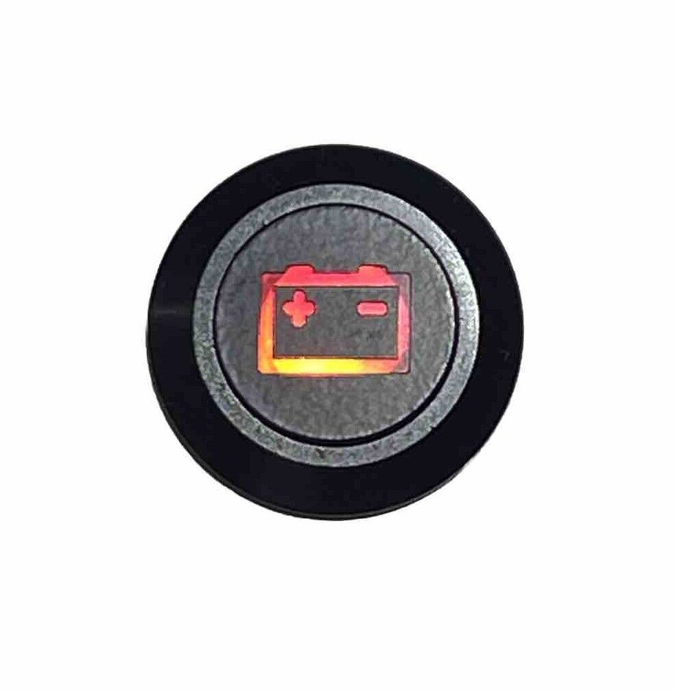 12mm LED Indicator Warning Light Lamp 6-32V Pilot Panel Dash Car Boat Motorcycle