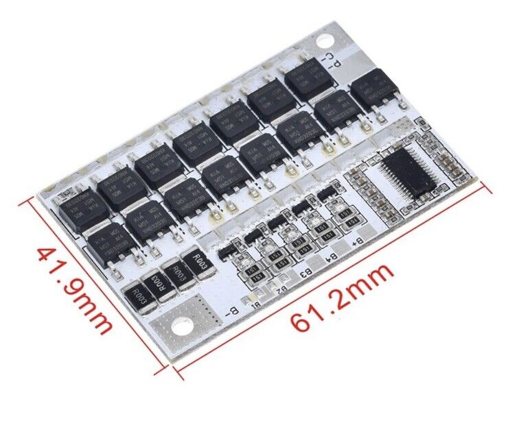 1PCS 3S-4S-5S BMS 12V-21V 100A Lithium Battery Protection Circuit Board Module