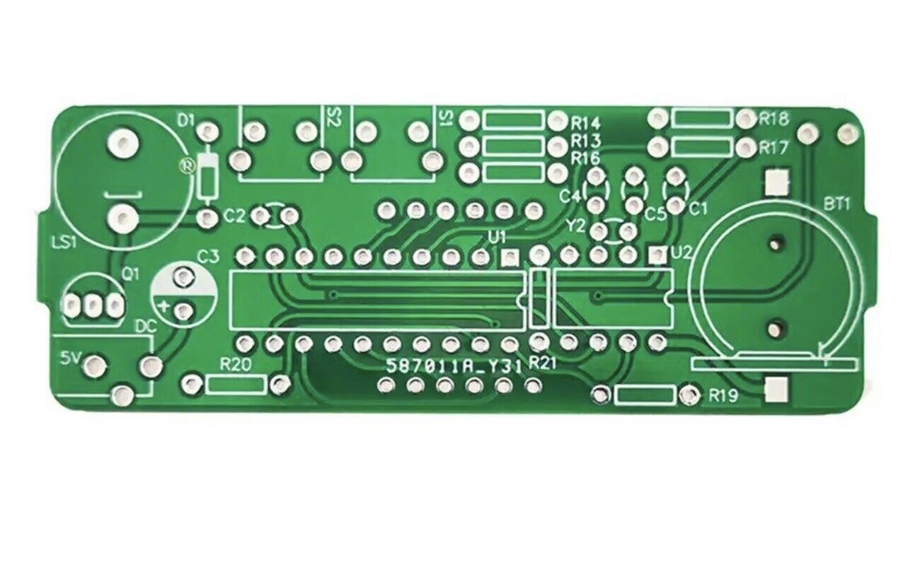 DIY Kit Starter Electronic Digital Clock Date Temp 4 Digit LED Display With Case