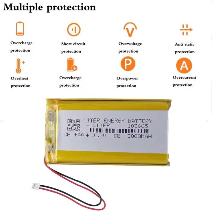 Replacement MIYOO MINY PLUS LiPo Battery Liter Energy 3000mAh 3.7V 103665