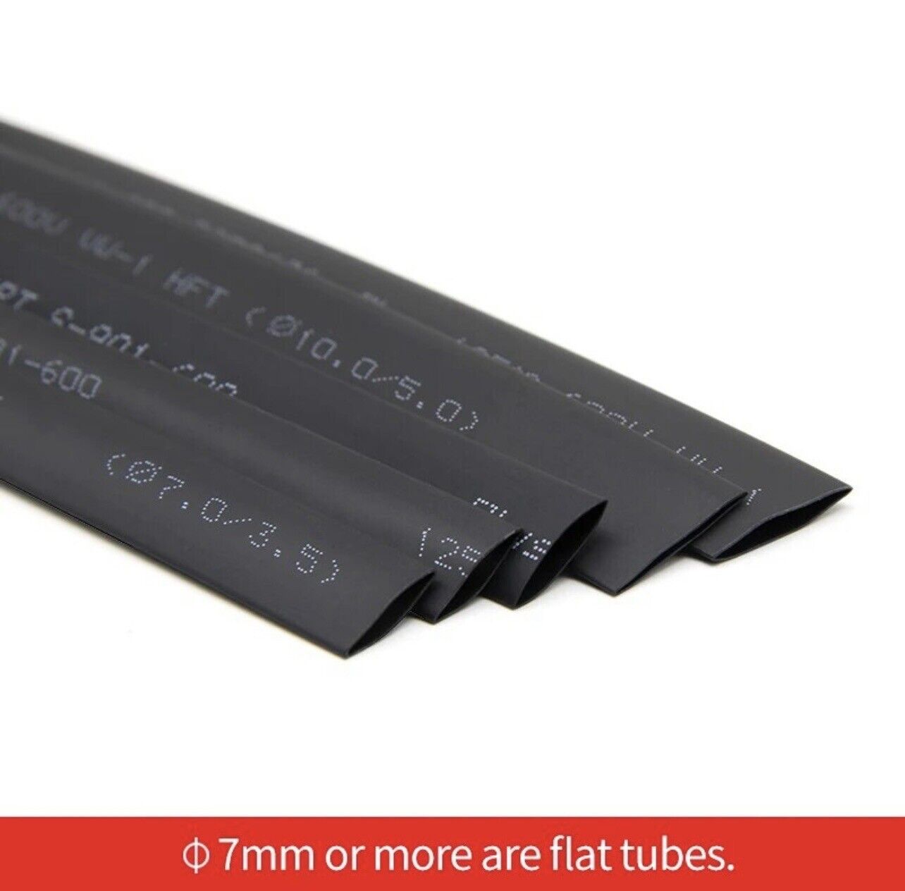 Heat Shrink Sleeving Heatshrink Wire Shrink Wrap Tubing 2:1 BLACK 1MM-12MM 2MTRS