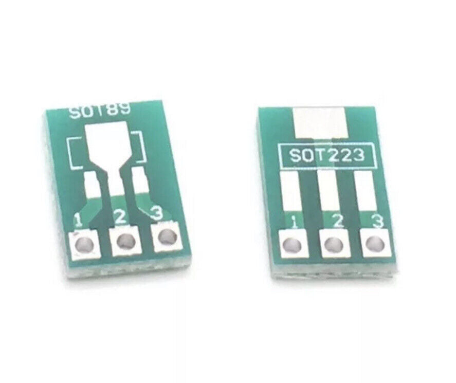 15PCS SOT89 SOT223  to DIP Transfer Board DIP Pin Board Pitch Adapter FR4