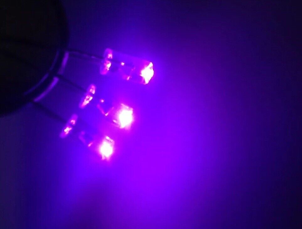 5mm LED Purple Diodes 100pcs Flat Top Concave Phosphor Base Lavender 410-415nm