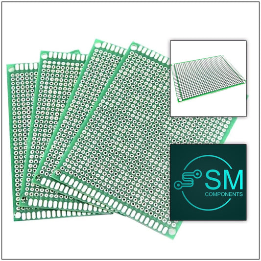 4PCS 90x70 Double Side FR4 Arduino Prototype Universal PCB Board Soldering GREEN