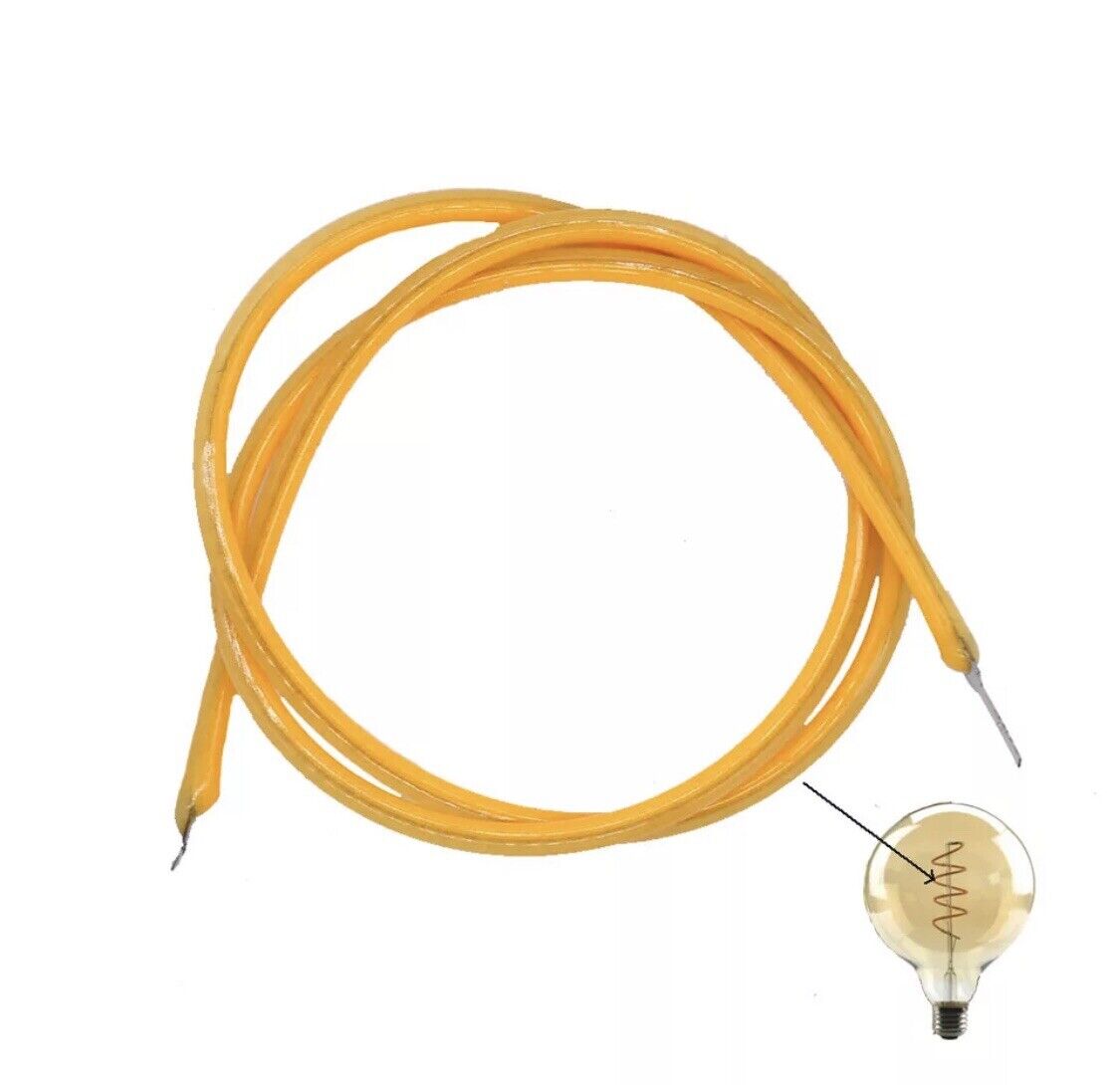 4PCS DC3V 300mm 2200K Warm White Super Flexible Silicone Filament Lamp LED