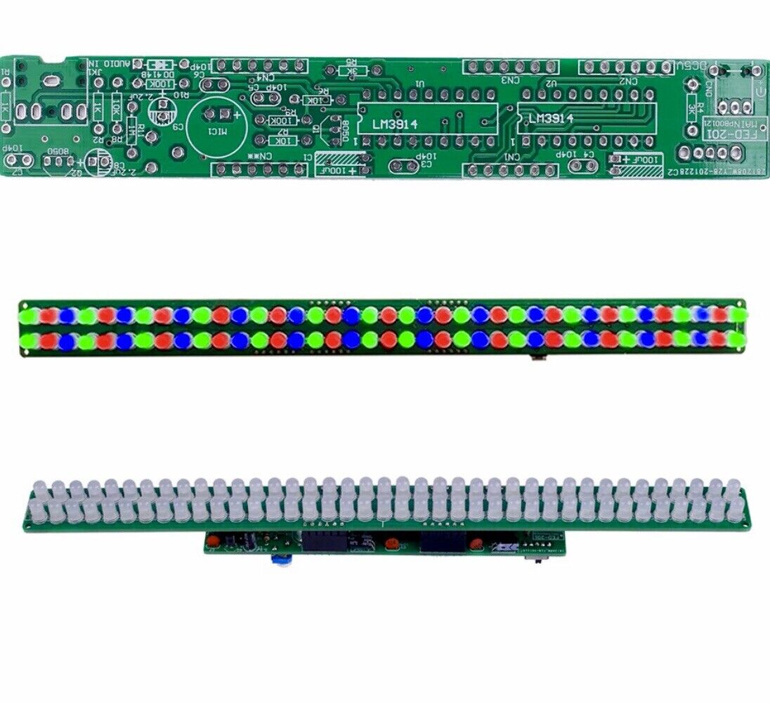 DIY FED.202 LED Level Volume Display VU Meter Music Spectrum Electronic Kits