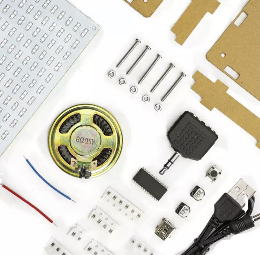 DIY Led Music Spectrum SMD Soldering Display Flashing Light Electronic Component