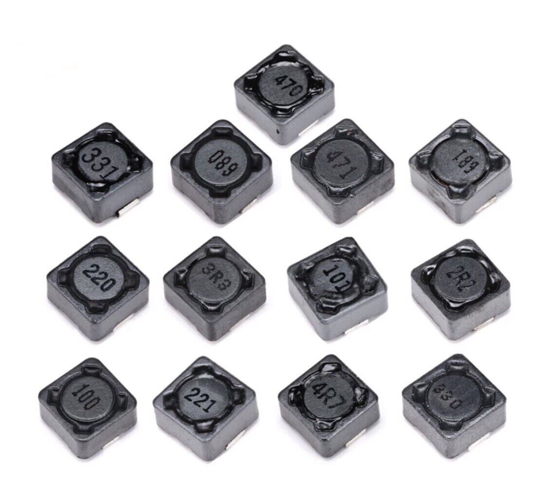 65PCS CDRH74R Wire-wound SMD Power Inductor Inductance 13 Values Electronics kit