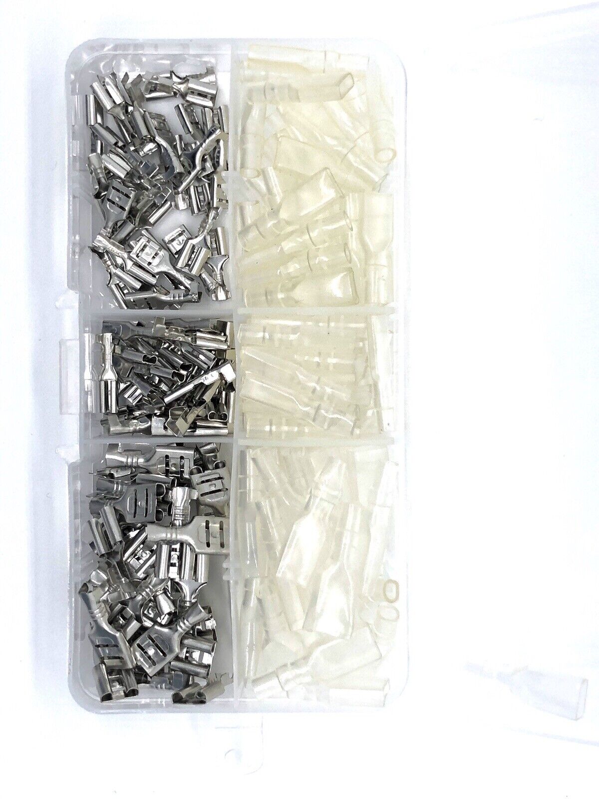 90pcs 2.8 4.8 6.3mm Wire Connector Crimping Kit Female Spade Terminals Set