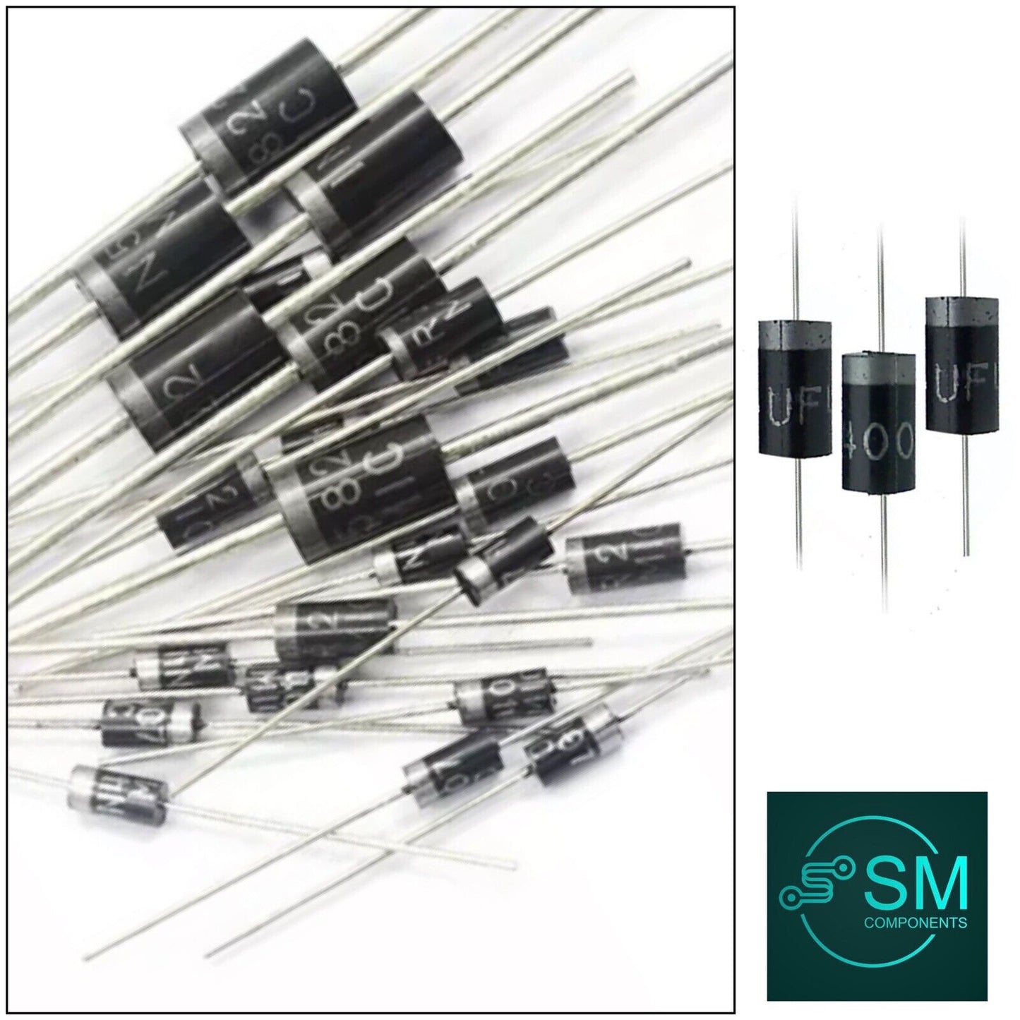 Diode Kit FR107 FR207 1N4148 1N4007 1N5819 1N5399 1N5408 1N5822 8values=100pcs