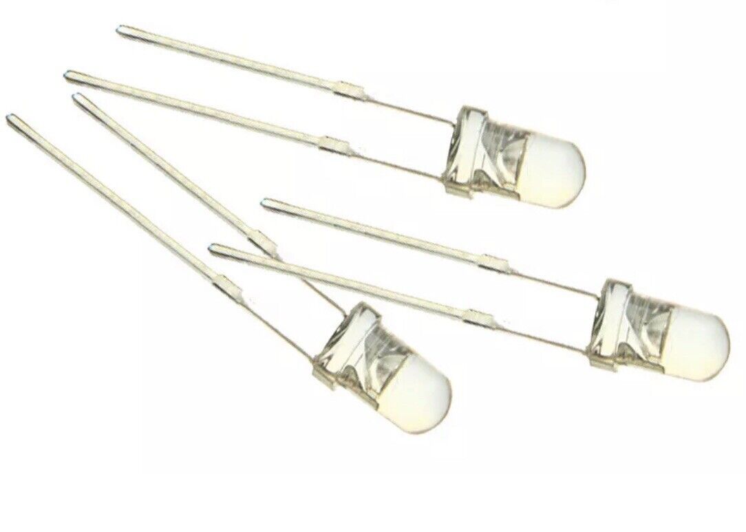 100pcs 3mm Flashing Blinking Red LED Light Emitting Diodes 1.5hz On Off DIY