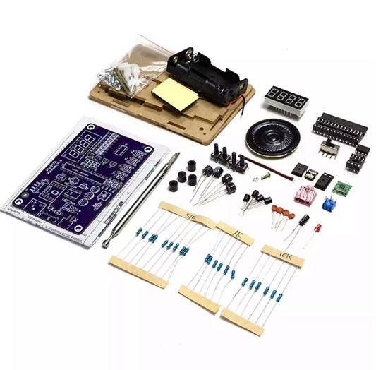 HU-017A FM Radio RDA5807S Kit Set Electronic DIY 87-108MHz Inc Shell Solder Kit