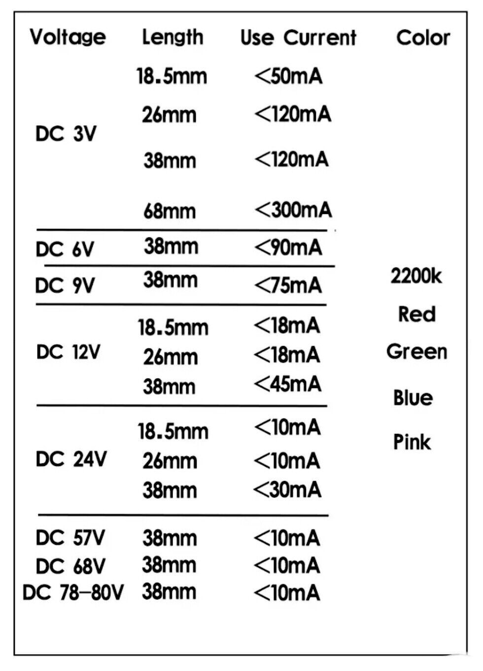 10Pcs DC 57V LED 40mm COOL WHITE Silicone Filament Led Light Emitting Diodes