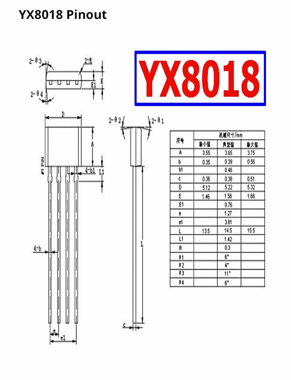 10PCS YX8018 Solar Garden Light High Efficiency Control Switching I/C TO-94 DIY