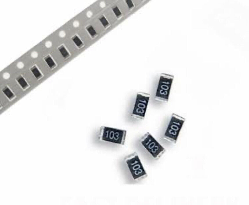 1250PCS 1206 SMD Resistor Kit 50 Values Assorted Kit 0-10M ohm5% Values X 25ea