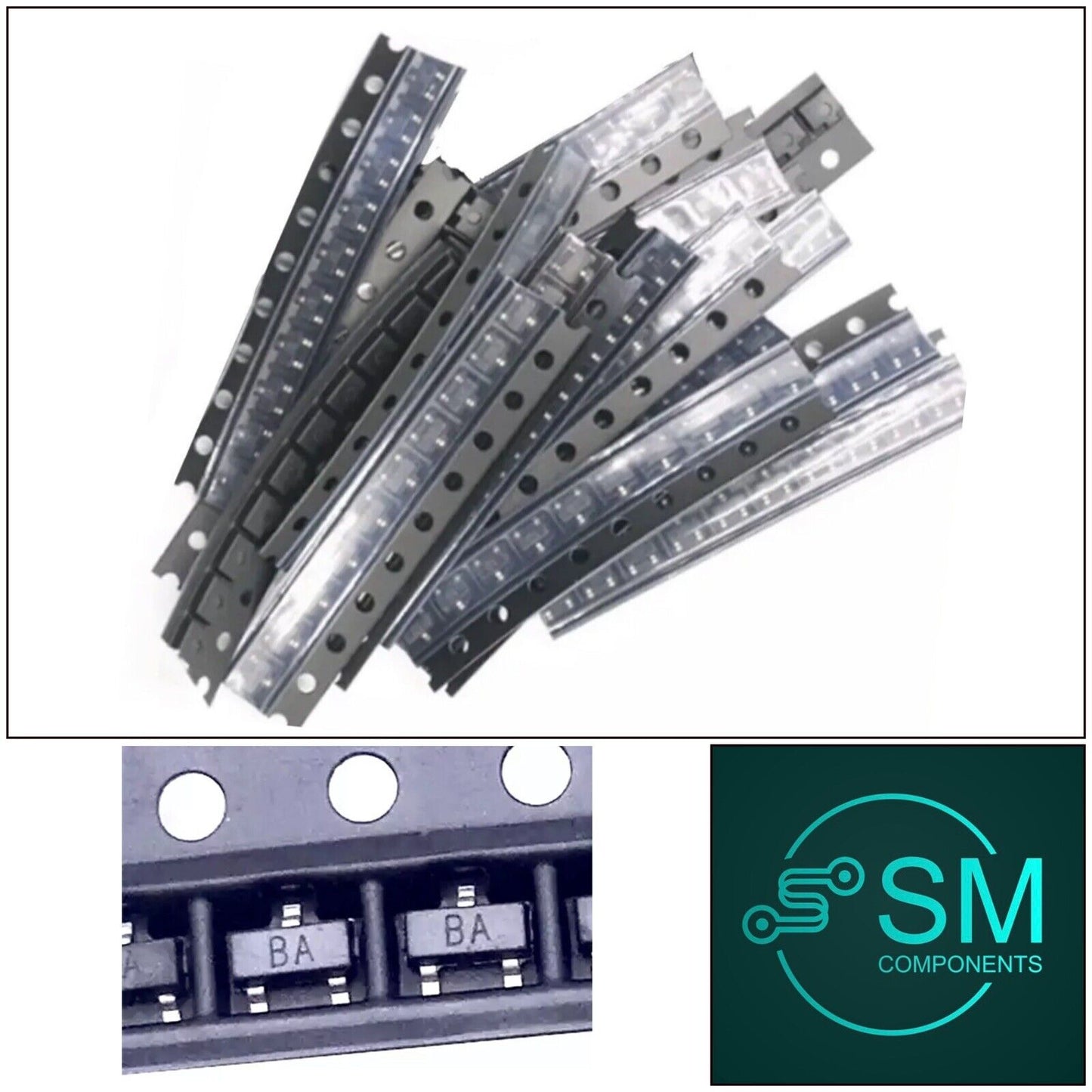 150PC SOT-23 SMD 15 Values Triode Transistors Assorted Kit SS8050 S9012-9014