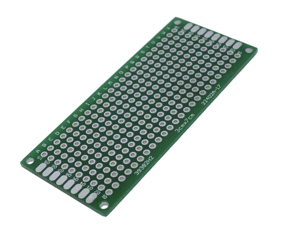 4Pcs PCB 70x50 60x40 70x30 80x20 Double Sided FR4 Arduino Soldering Proto GREEN