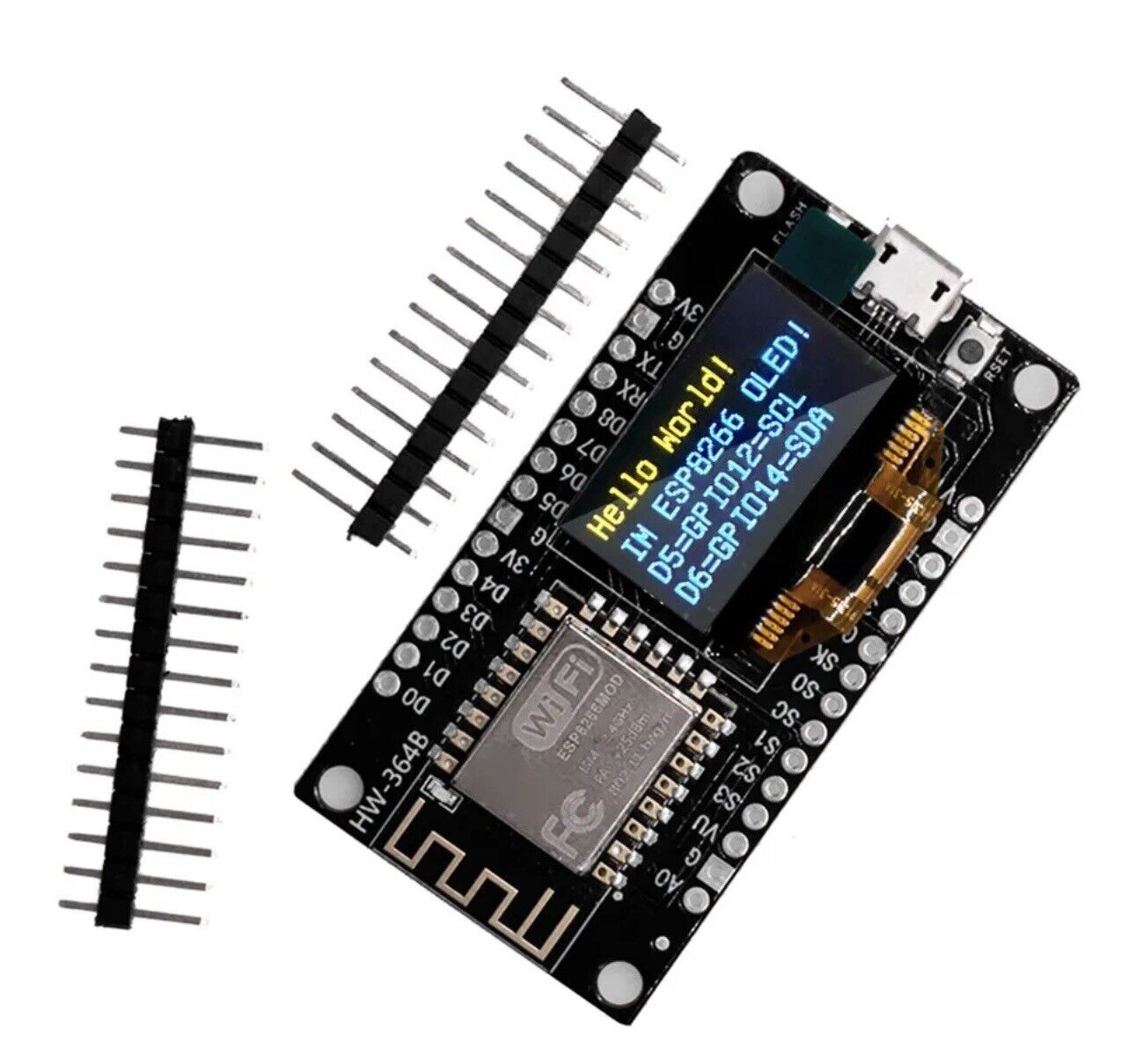 0.96" OLED ESP8266 NodeMCU Development Board Wifi Module CH340G Driver Module