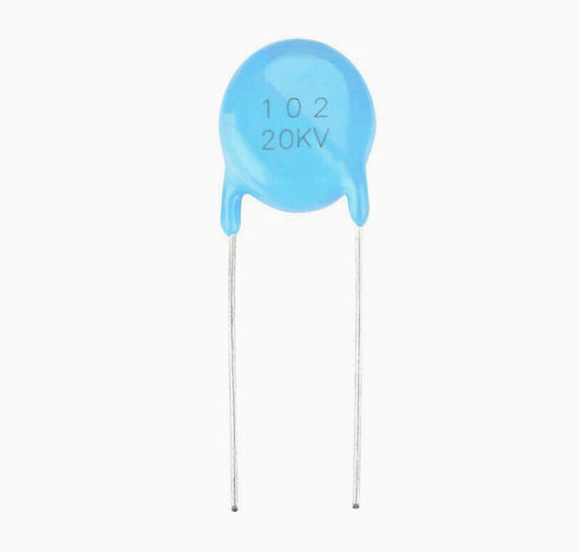 5PCS High Voltage Blue Ceramic Disc Capacitors 15KV-30KV 15pF-1nF DIY HV Supply