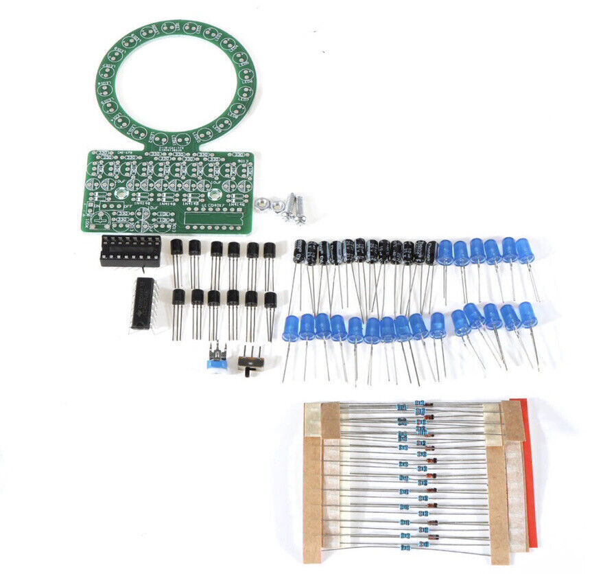 DIY Electronic Gradient LED Soldering Kit Tracking Fading LED Light DIY Kits