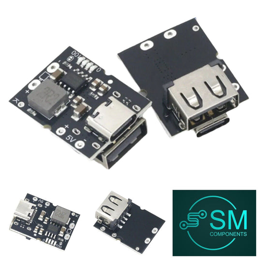 3PCS Type-C USB 5V 2A Boost Converter Step-Up Lithium Battery Charging Module