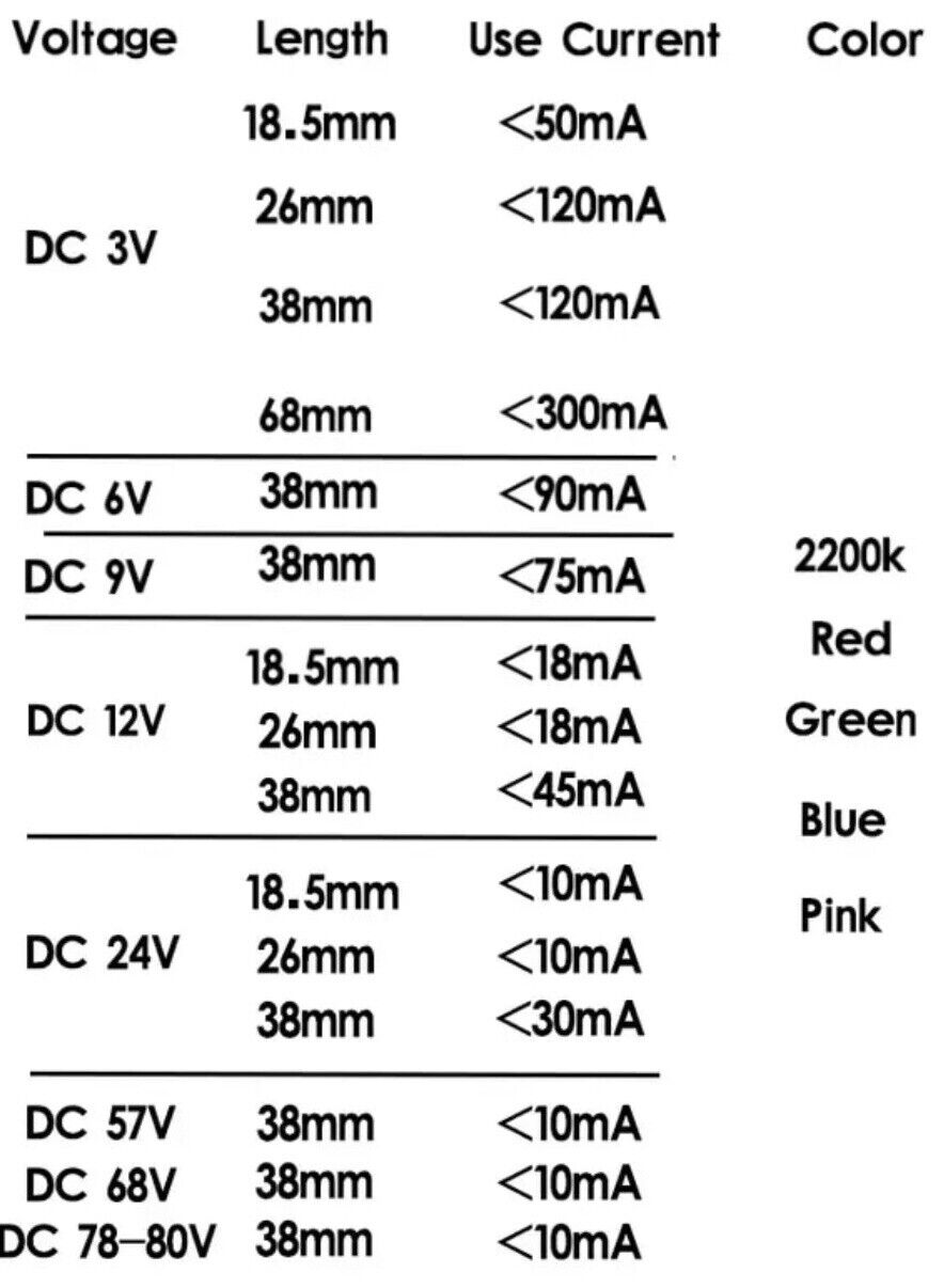 10Pcs DC 3V 100mA LED 40mm GREEN Silicone Filament Led Light Emitting Diodes