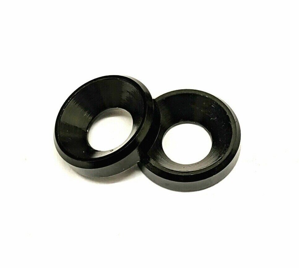 M3 10PCS BLACK Aluminium Washer For Counter Sunk Screw R/C Drone Automotive FPV