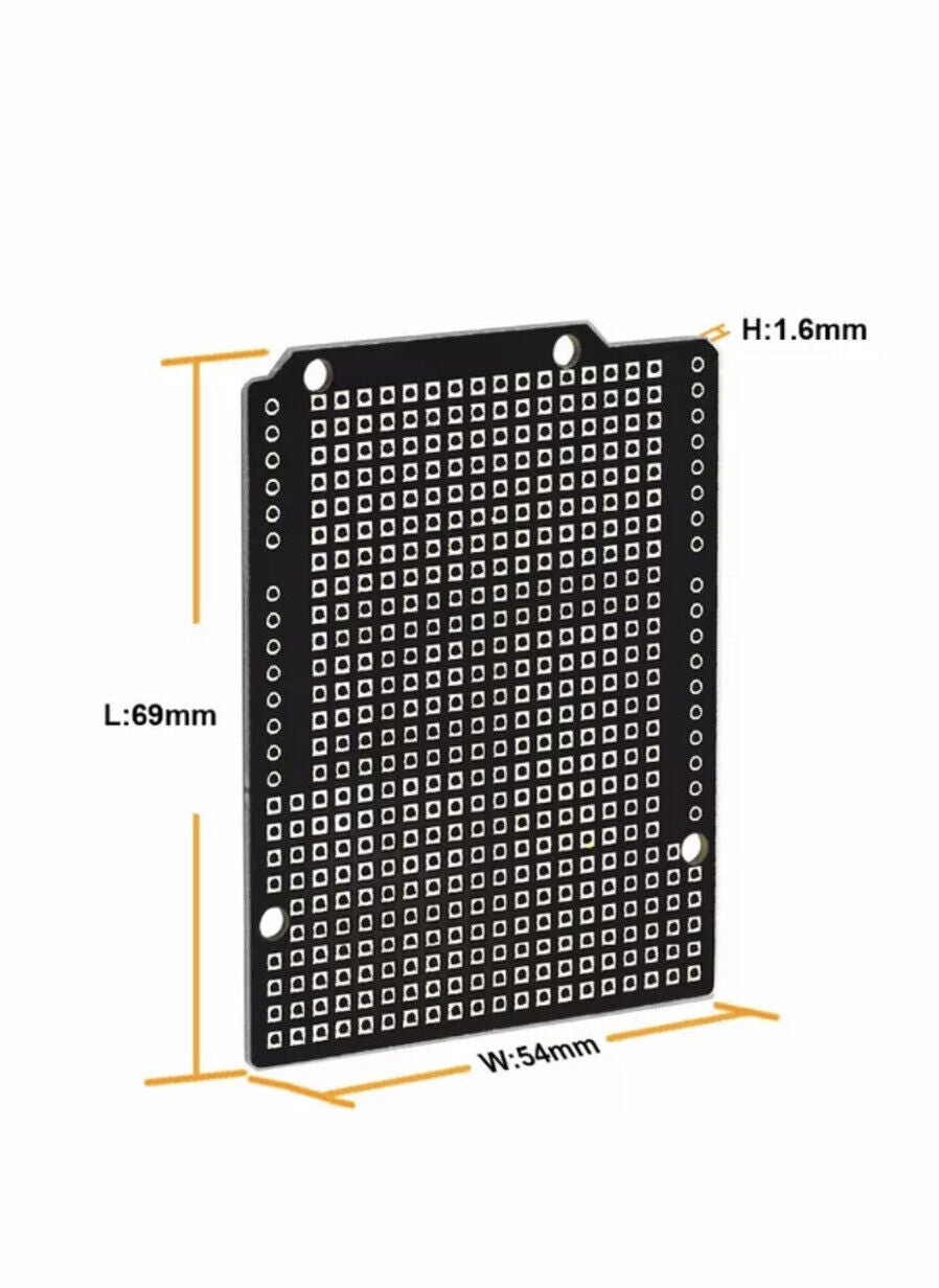2PCS UNO Prototype PCB Keyestudio Breakout Board for Arduino DIY Projects