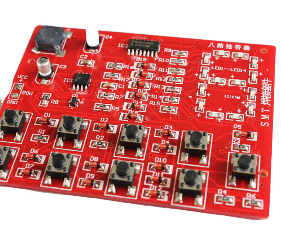 Soldering Practice SMD-SMT CD4511 Numerical LEDS Board DIY Kit Electronic PCB