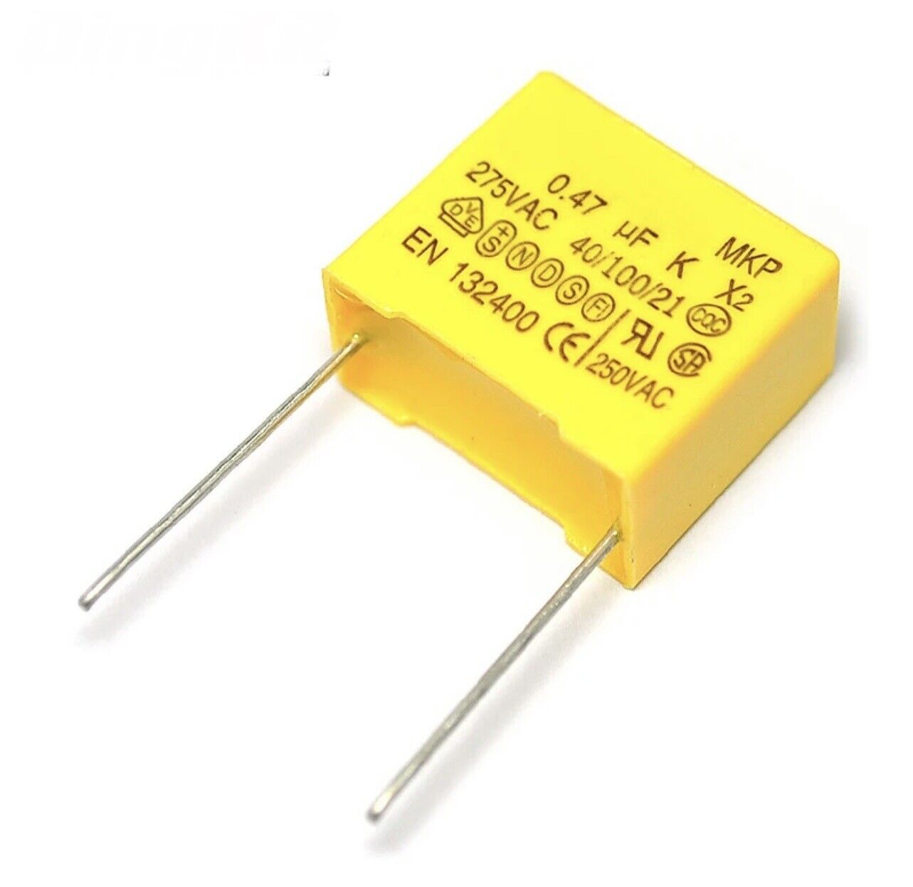 50Pcs 10 Value MKP X2 1nF-1.0uF 275VAC Set Polypropylene Safety Capacitor Kit