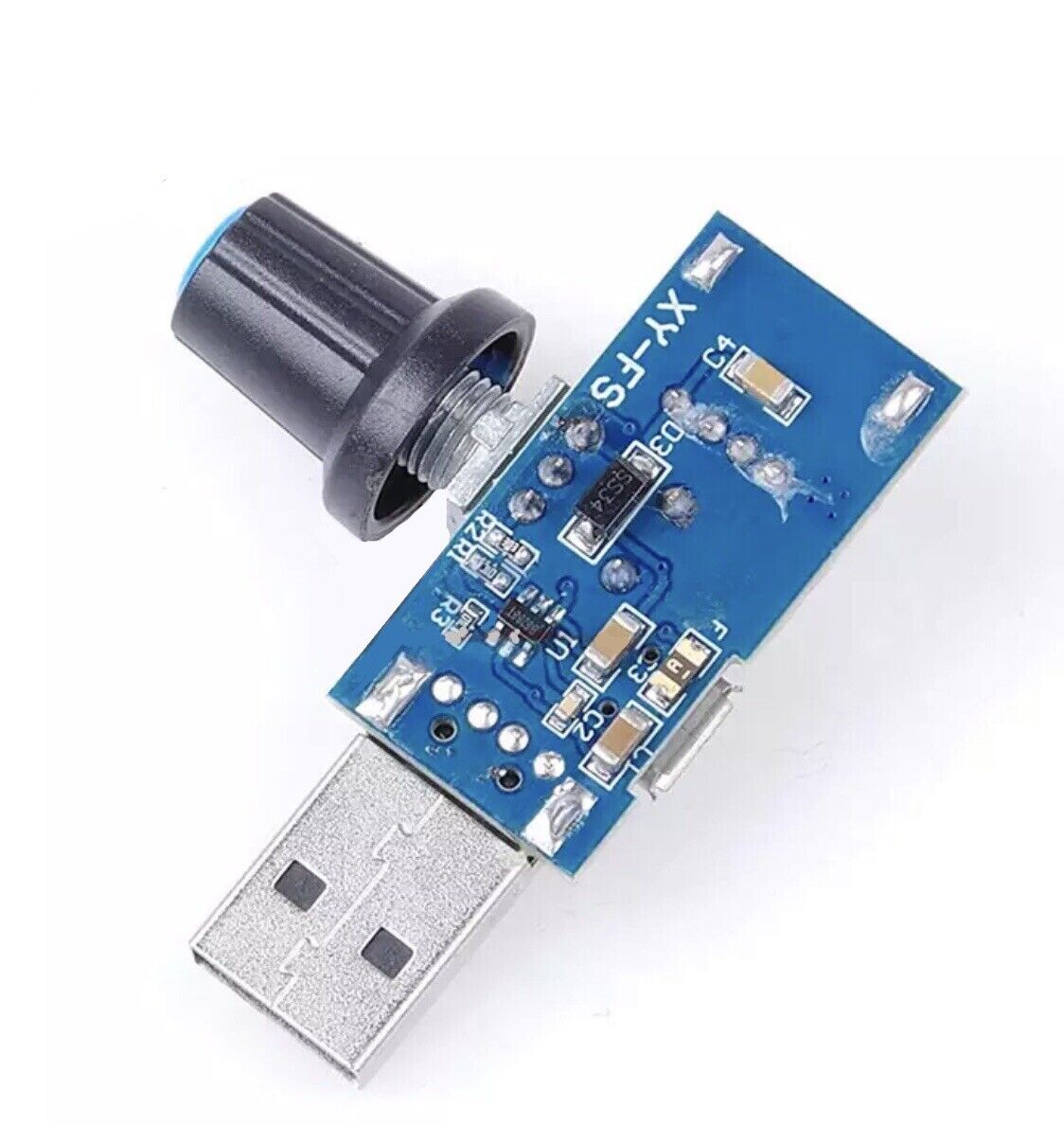 2PCS Fan Speed Controller DC4-12V 5W USB Speed Controller For DIY Electronic