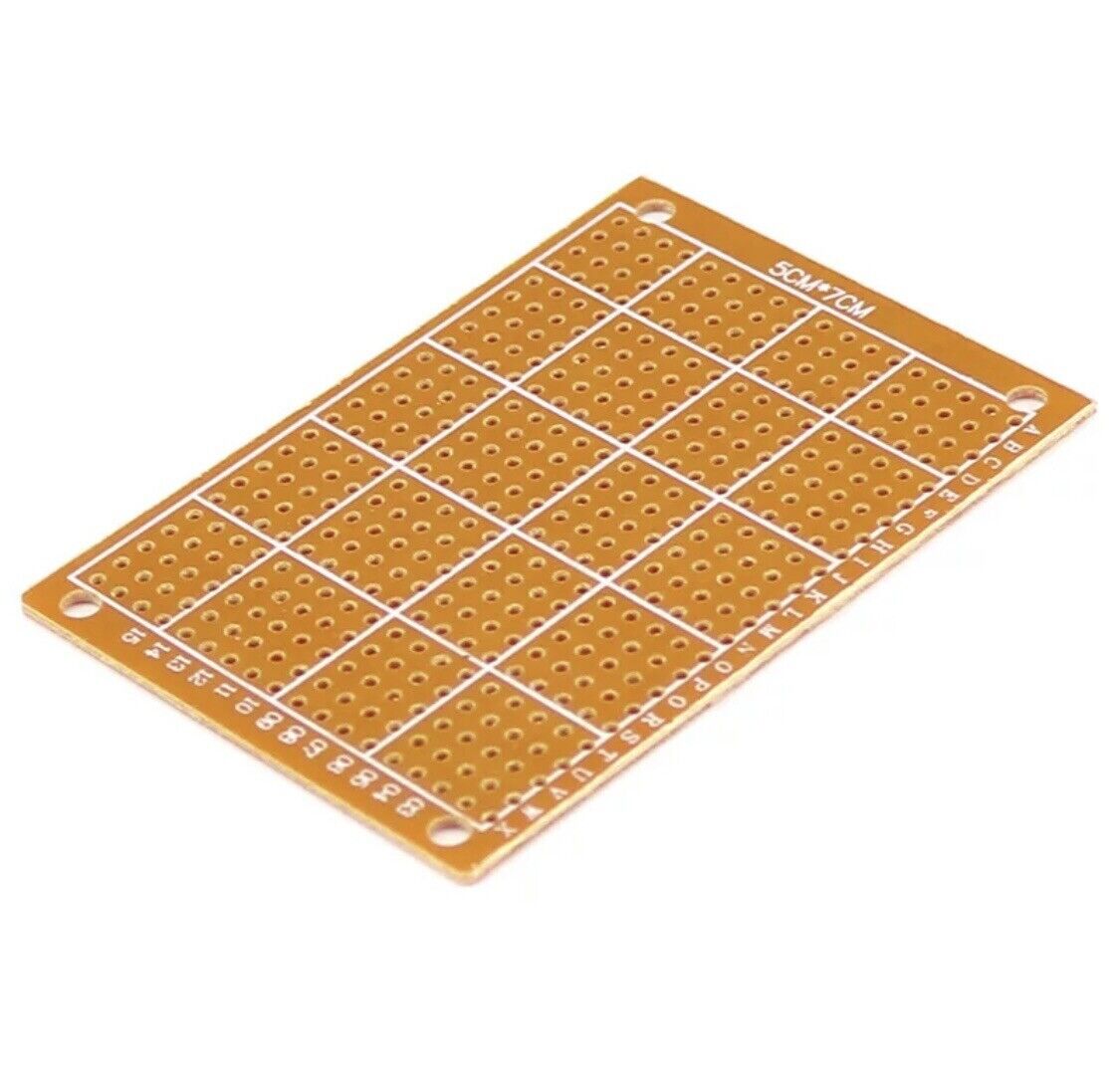 10PC 5x7cm FR-2 Prototype Perfboard Universal Circuit PCB Board Breadboard Pads