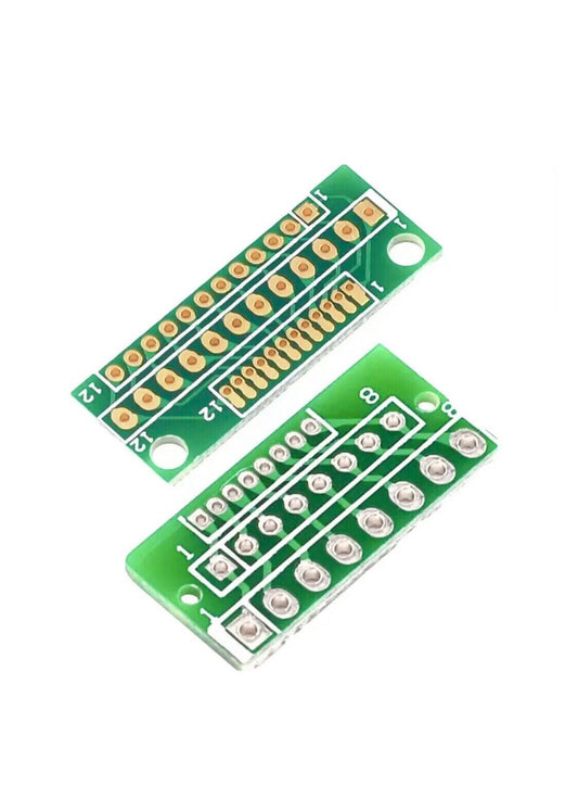 10PCS 5 X 8 Pin 5 X 12 Pin 1.27MM 2.0MM 2.54MM DIY Breakout PCB Converter Board