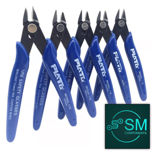 5 X Diagonal Pliers Nippers 125mm Mini Wire Cutter Soft Small Cutting Electronic