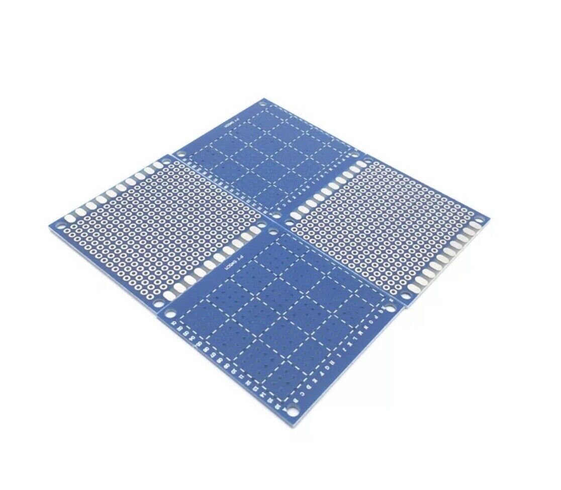 5PCS 5x5cm BLUE FR-4 Prototype Universal Circuit PCB Board Breadboard Sub Board