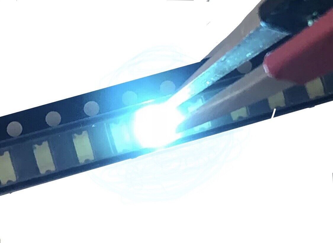 200pcs 1206 SMD ICE BLUE 490nm LED Electronics Components Light Emitting Diodes