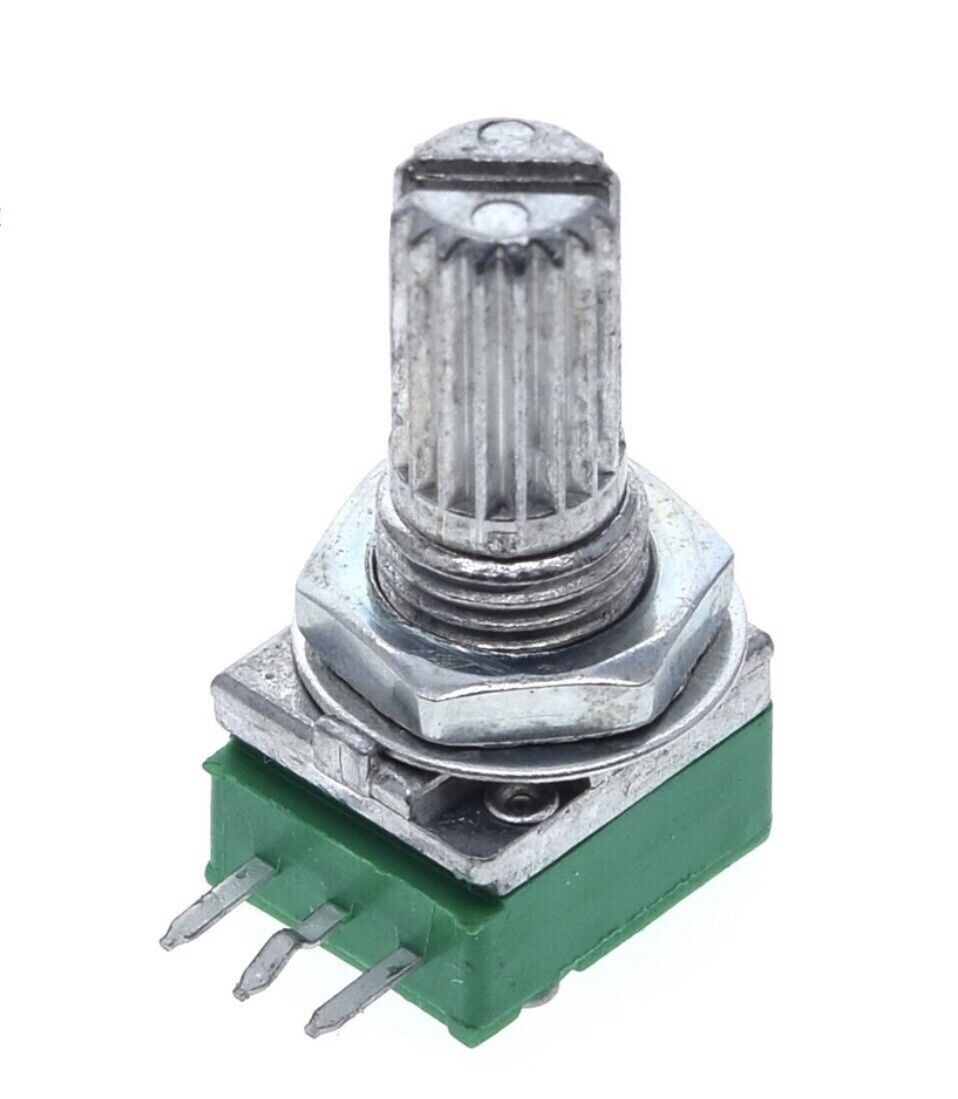 12pcs RK097N Linear Sealed Potentiometer 5K,10K,20K,50K,100K,500K 3pins 15mm Sft