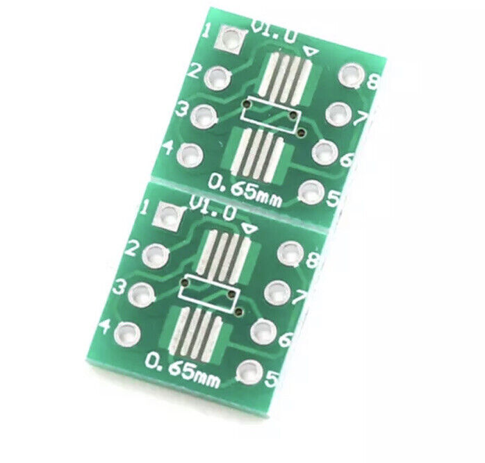 15PCS SOP8 TSSOP8 SSOP8 to DIP8 Transfer Board DIP Pin Board Pitch Adapter