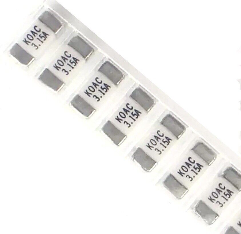 32PCS 1808 125V  SMD Ultra-Fast blow rapid fuses 15 Value 500mA TO 15A + Holders