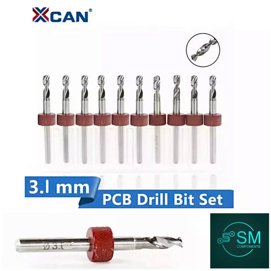 10Pcs 3.1mm PCB Print Circuit Board Tungsten Carbide Mini Micro Drill Bit Set