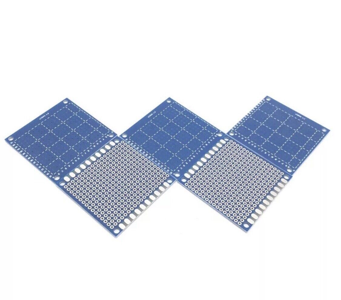 5PCS 5x5cm BLUE FR-4 Prototype Universal Circuit PCB Board Breadboard Sub Board