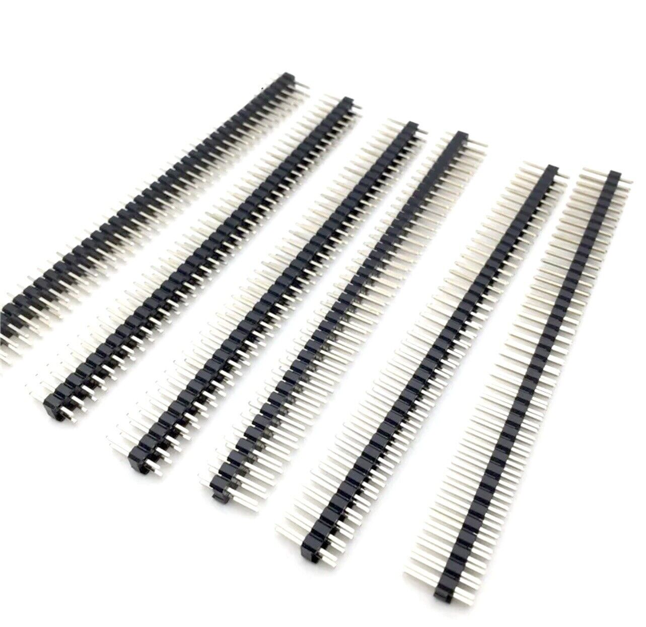 10pcs 2.54mm STRAIGHT Double Row 80 Pin Male Header Breakable 2.54 Pitch DIY